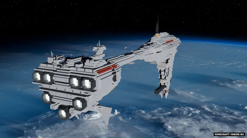 Nebulon-B Escort Frigate — Minecraft xarita, rasm 5