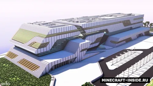Médiathèque Pierre Vives — Minecraft xarita, rasm 1