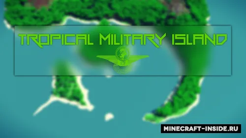 Tropical Military Island — Minecraft xarita, rasm 1