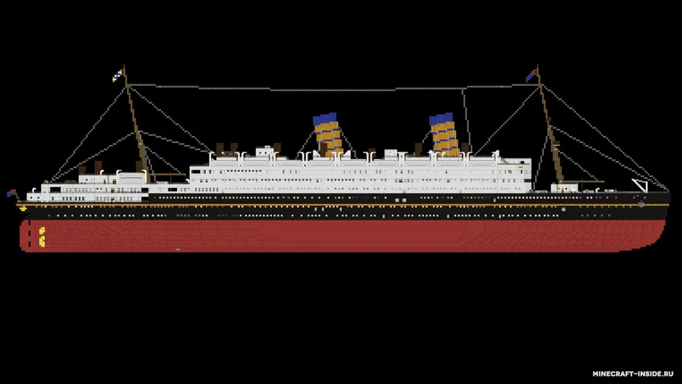 RMS Oxford 1907 — Minecraft xarita, rasm 7