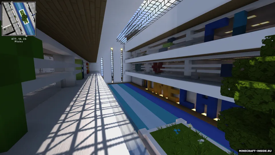 Lapis Mall — Minecraft xarita, rasm 2
