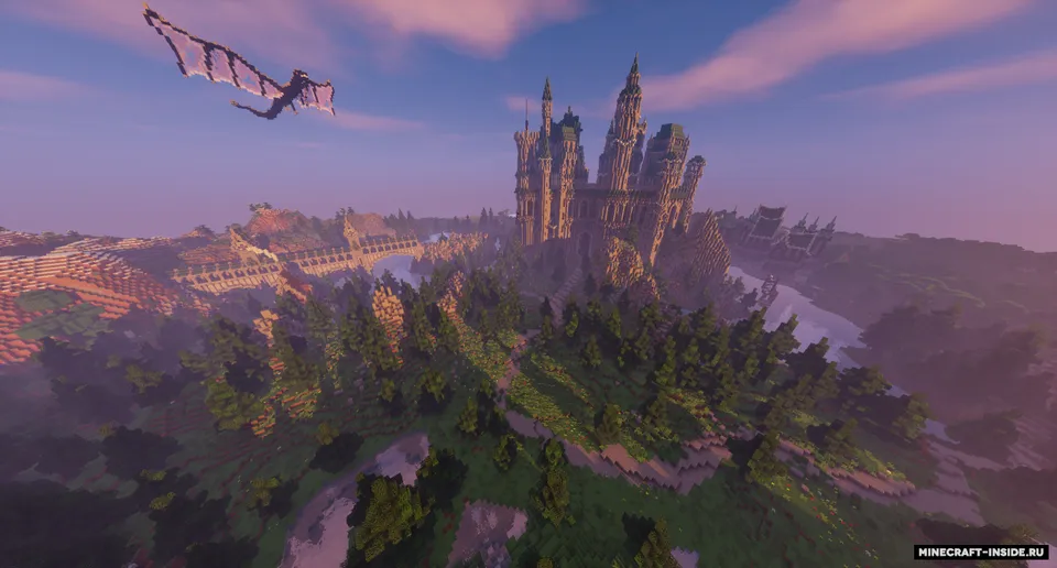 Castle on the montain — Minecraft xarita, rasm 3