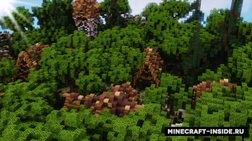 Mystwood Village — Minecraft xarita, rasm 1