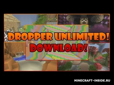 Dropper Unlimited! — Minecraft xarita, rasm 1