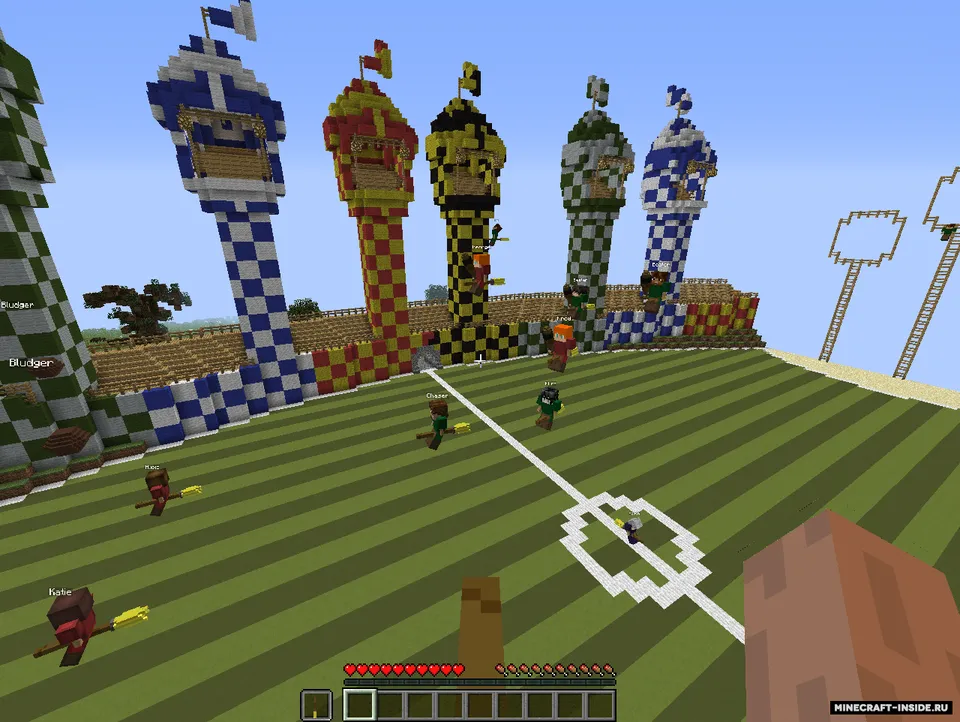 Qiudditch — Minecraft xarita, rasm 2