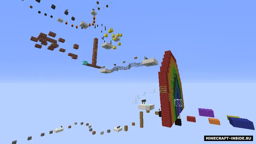 Freestyle Parkour 2 — Minecraft xarita, rasm 2