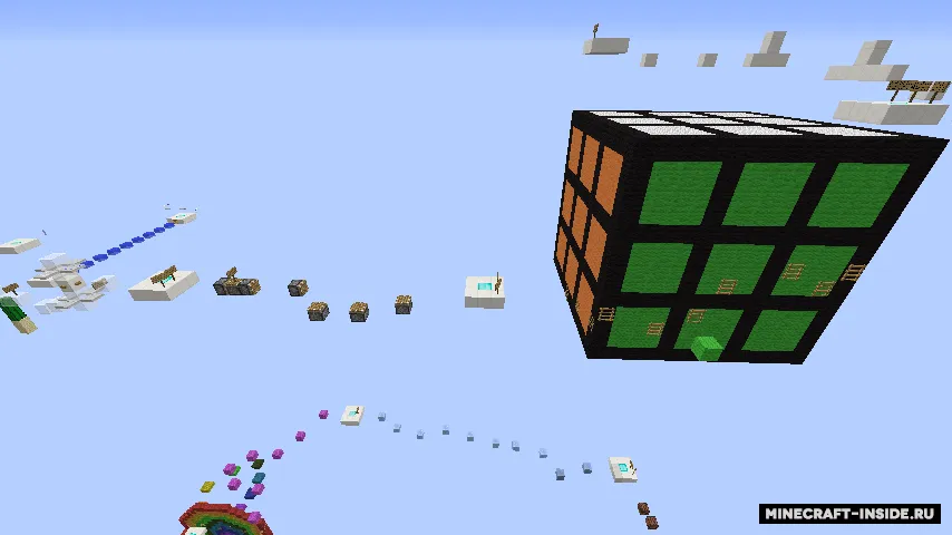 Freestyle Parkour 2 — Minecraft xarita, rasm 3