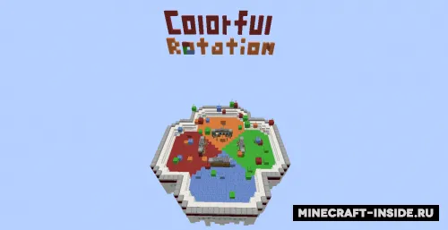Colorful Rotations — Minecraft xarita, rasm 1