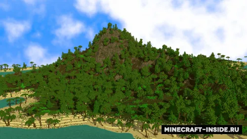 Tropical Island — Minecraft xarita, rasm 1