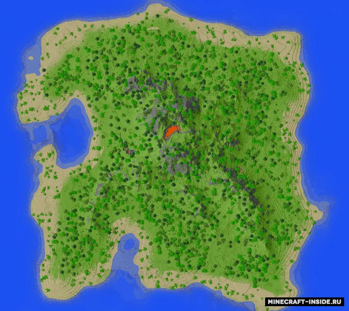 Tropical Island — Minecraft xarita, rasm 2