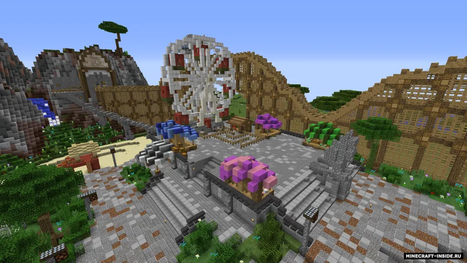 Wahoo Theme Park — Minecraft xarita, rasm 2