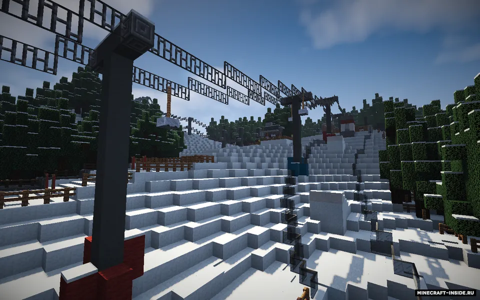 Working Ski Resort — Minecraft xarita, rasm 2