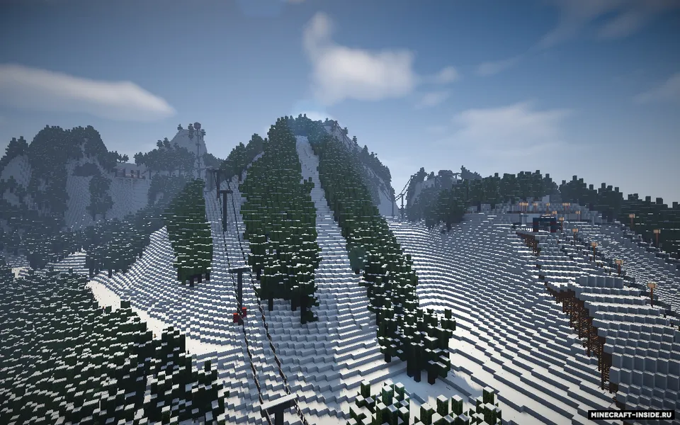 Working Ski Resort — Minecraft xarita, rasm 4