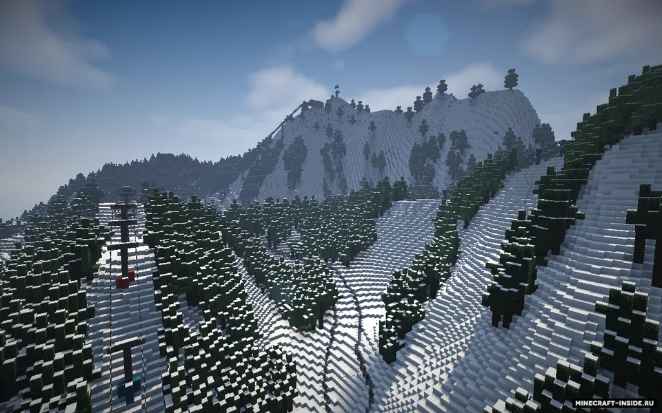 Working Ski Resort — Minecraft xarita, rasm 6