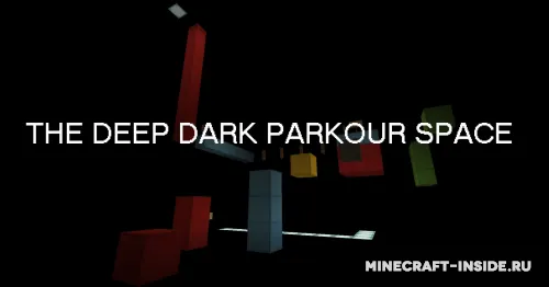 The Deep Dark Parkour Space — Minecraft xarita, rasm 1