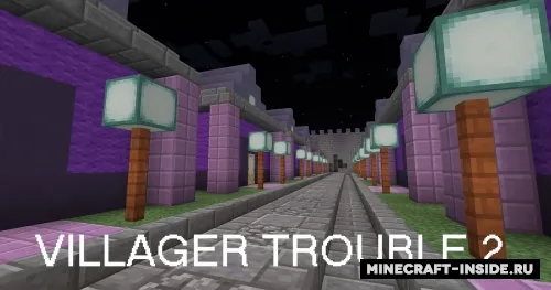 Villager Trouble 2 — Minecraft xarita, rasm 1