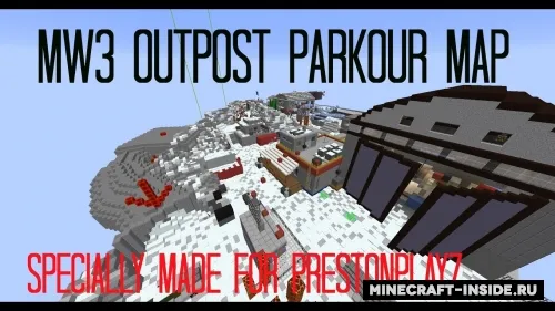 Outpost Parkour — Minecraft xarita, rasm 1