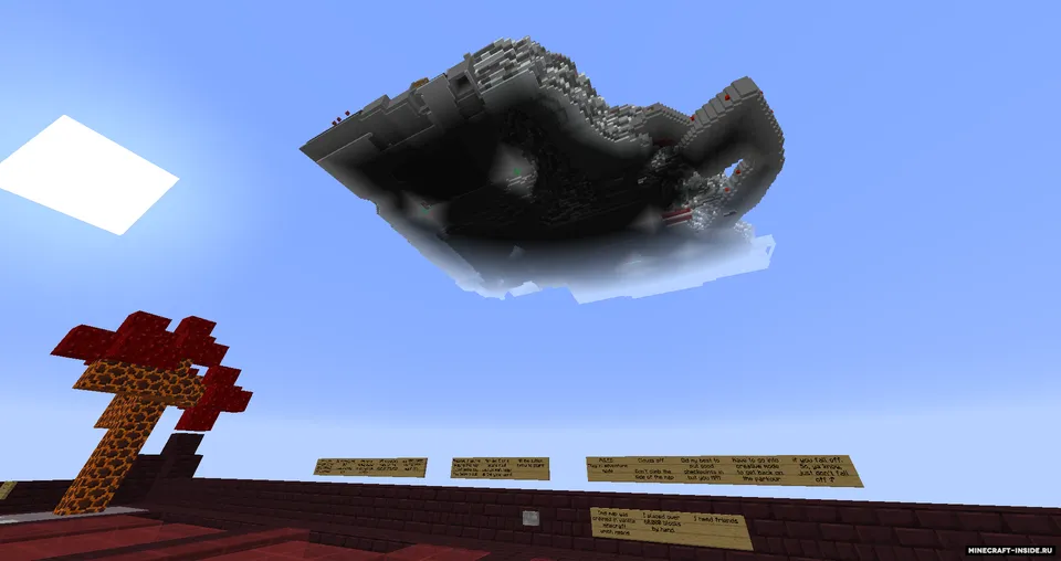 Outpost Parkour — Minecraft xarita, rasm 2