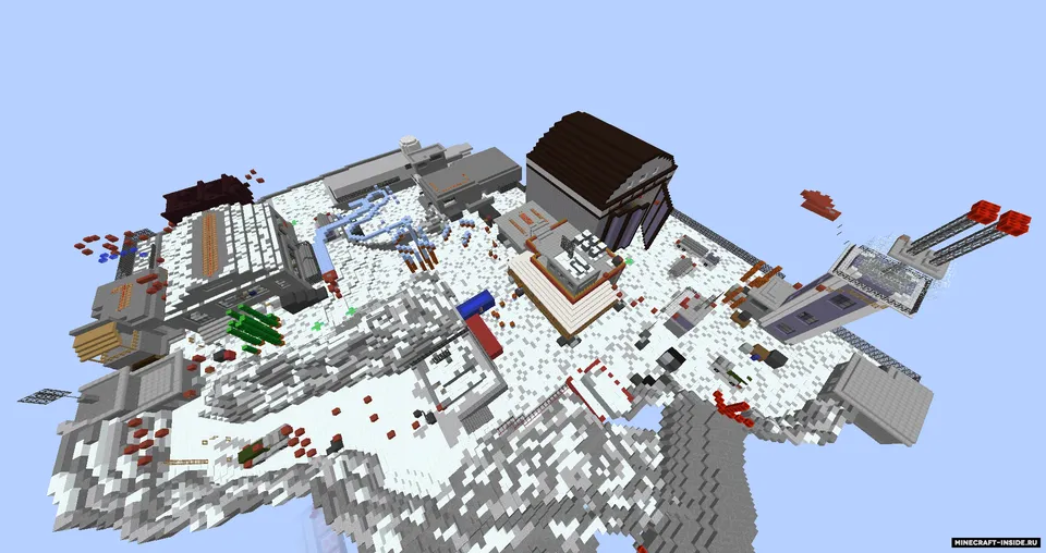 Outpost Parkour — Minecraft xarita, rasm 4