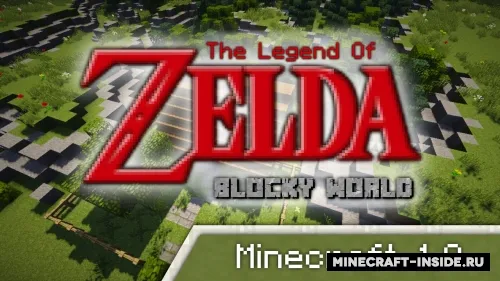 The Legend Of Zelda - Blocky World — Minecraft xarita, rasm 1