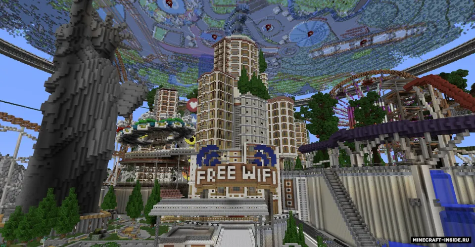 Free WiFi — Minecraft xarita, rasm 3