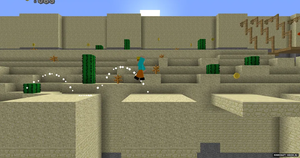 2D Run — Minecraft xarita, rasm 2