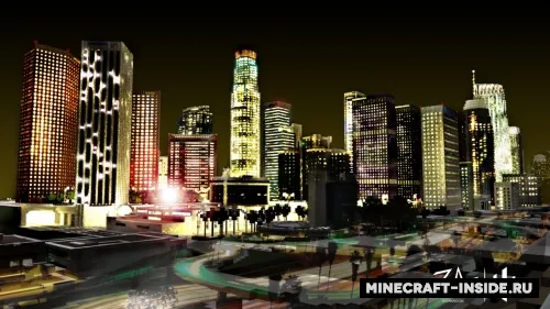 Downtown Los Angeles — Minecraft xarita, rasm 1
