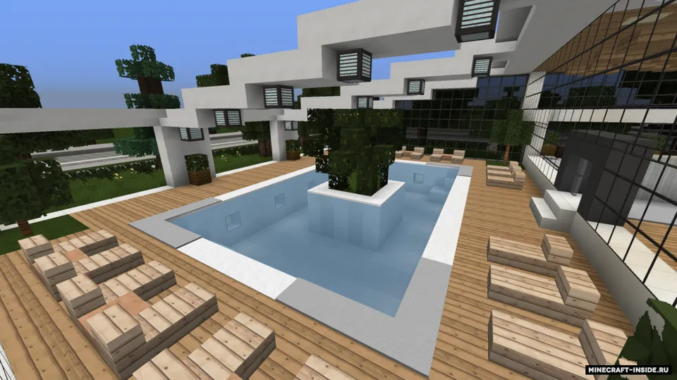 Modern Hotel — Minecraft xarita, rasm 2