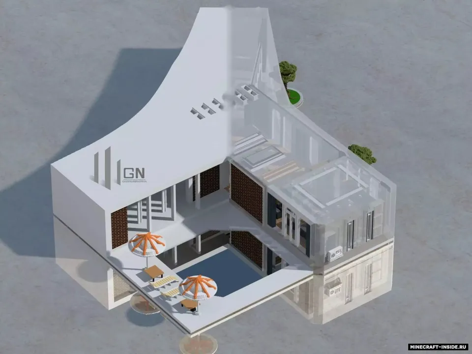 Huge modern villa — Minecraft xarita, rasm 3