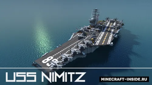 USS Nimitz — Minecraft xarita, rasm 1