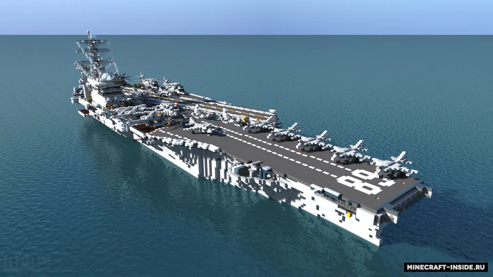 USS Nimitz — Minecraft xarita, rasm 5