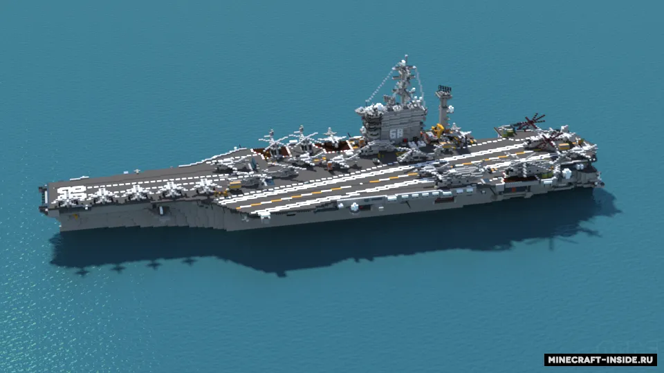 USS Nimitz — Minecraft xarita, rasm 7