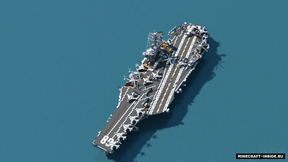 USS Nimitz — Minecraft xarita, rasm 8