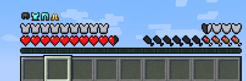 Immersive Armor HUD — Minecraft mod, rasm 2