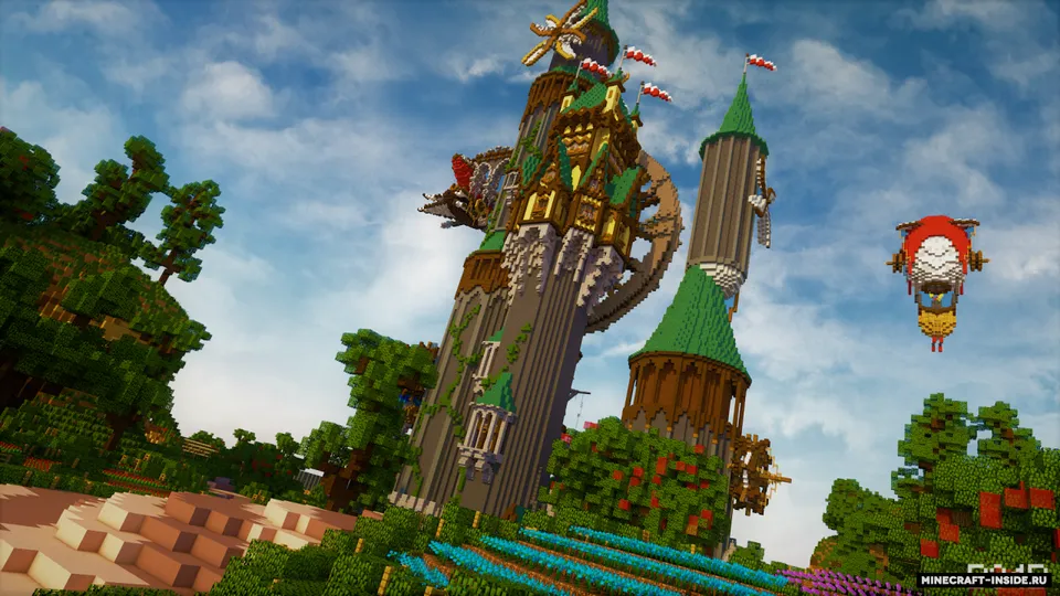 The Flower's Castel — Minecraft xarita, rasm 2