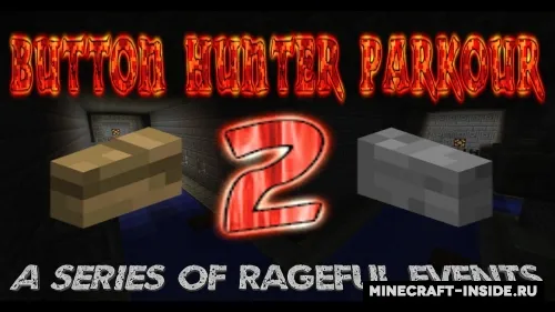 Button Hunter Parkour 2 — Minecraft xarita, rasm 1