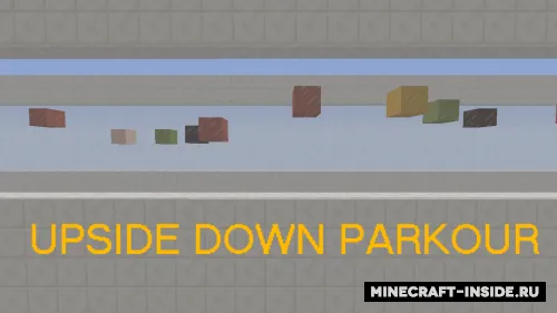Upside Down Parkour — Minecraft xarita, rasm 1
