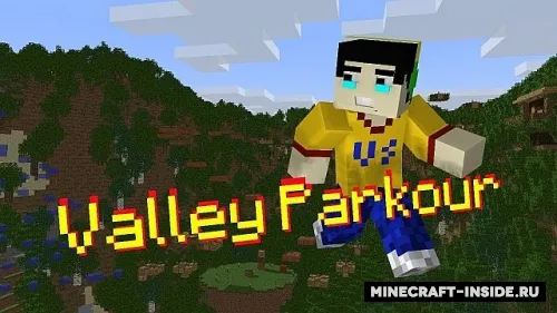 Parkour Valley — Minecraft xarita, rasm 1