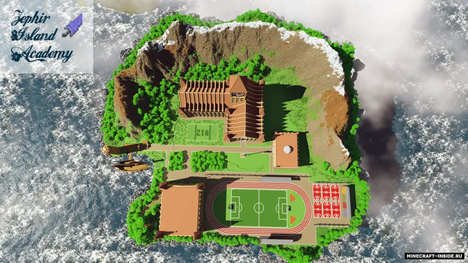 Zephir Island Academy — Minecraft xarita, rasm 4