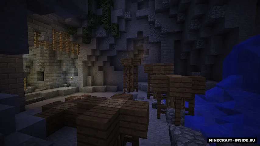 Border Blast: Mineshafts — Minecraft xarita, rasm 2