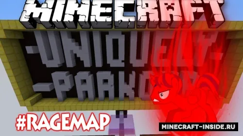 Uniquely Parkour — Minecraft xarita, rasm 1