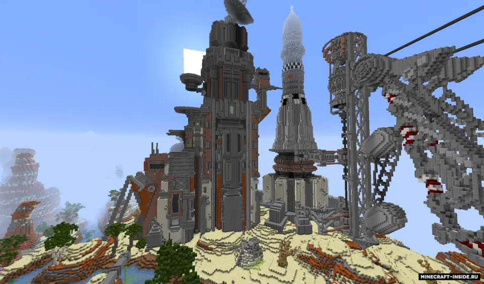Solitary Launch Base — Minecraft xarita, rasm 4