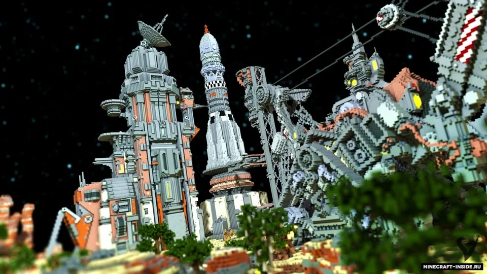 Solitary Launch Base — Minecraft xarita, rasm 7