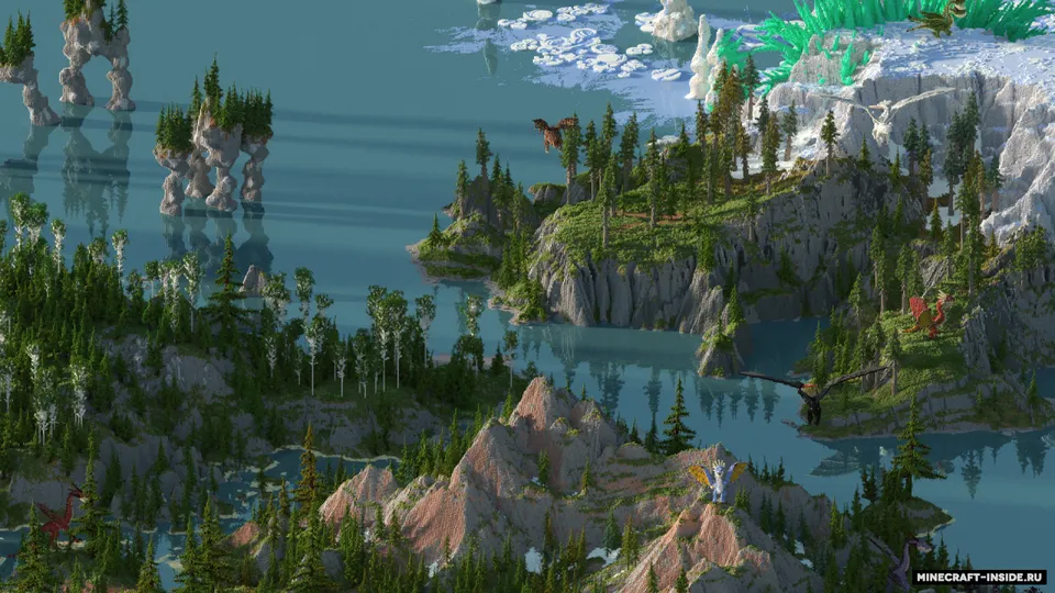 Fáfnir's Rest — Minecraft xarita, rasm 2