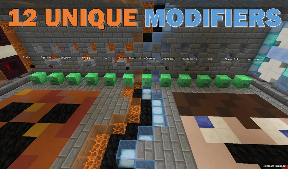 Modified TNT Wars: Fire v Ice — Minecraft xarita, rasm 4