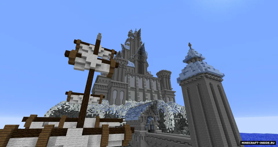 Fryst Fortress — Minecraft xarita, rasm 4