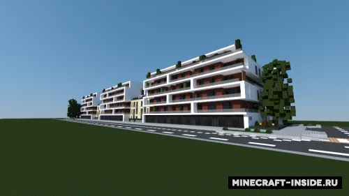 Nowe Powiśle Apartments — Minecraft xarita, rasm 1