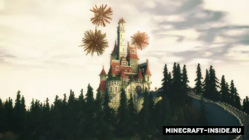 Beast's Enchanted Castle — Minecraft xarita, rasm 1