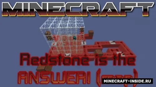 Redstone Is The Answer! — Minecraft xarita, rasm 1
