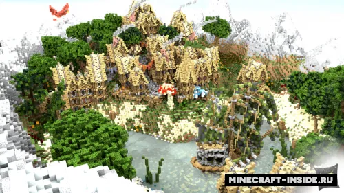 Medieval Village — Minecraft xarita, rasm 1